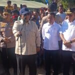 Presiden Republik Indonesia Prabowo Subianto tiba di Batalyon Infanteri Teritorial Pembangunan (Yonif TP) 834/Wakanga Mere, Kabupaten Nagekeo, Rabu (26/8/2026).